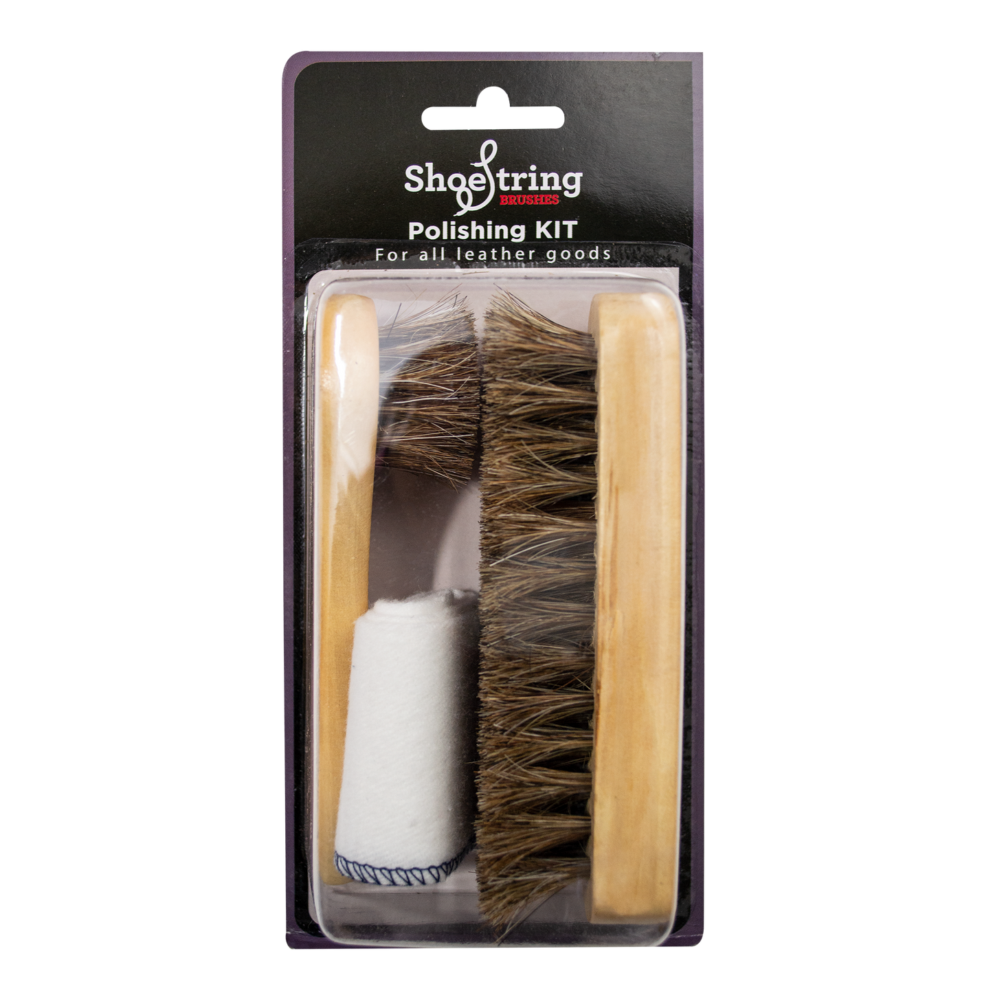 Shoe Care, Brush Set & Cloth